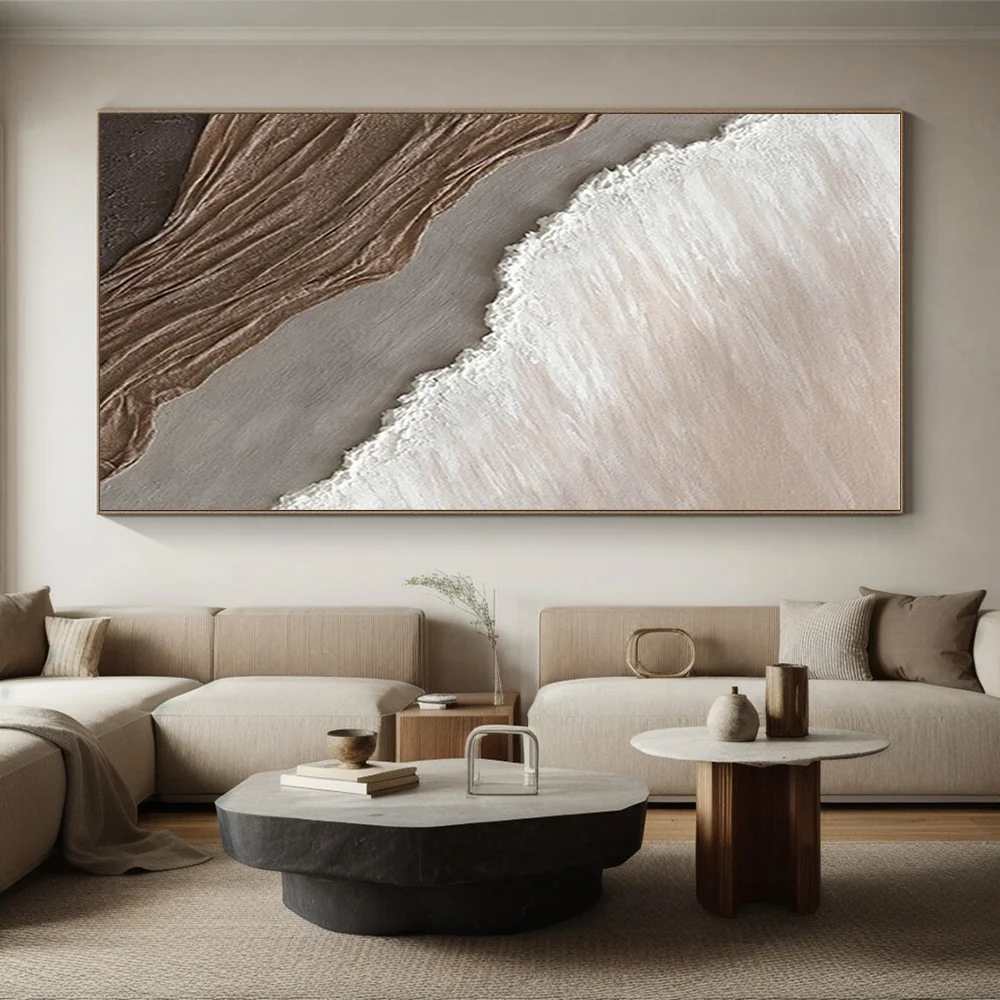 Neutral_Minimalist_Textured_Layers_Bedroom_Canvas_Wall_Art_7CK49 wall art